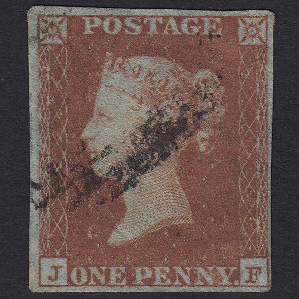 GB QV 1841 1d Red-brown (Plate 126) SG8-B2(1) JF GU 4 Margins