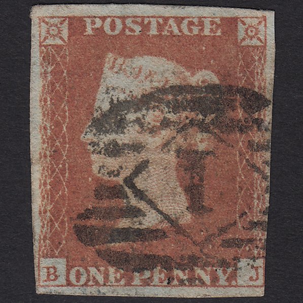 GB QV 1841 1d Red-brown (Plate 100) SG8-B1(1) BJ GU nr 4M London IS 1