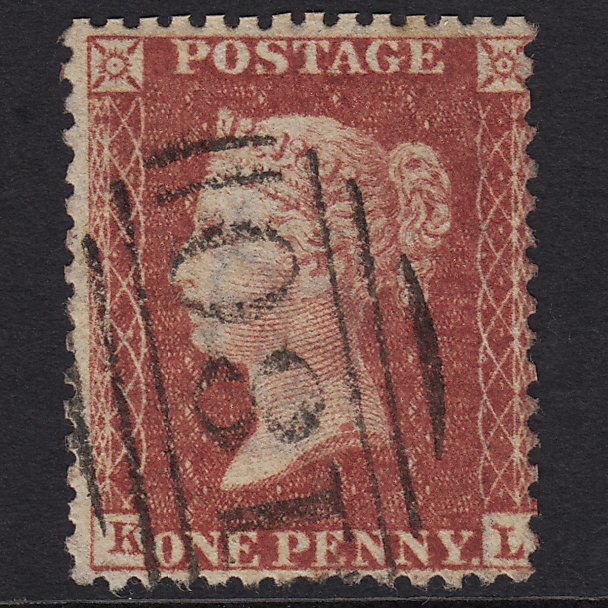 GB QV 1857 1d Rose-red (Plate 45) SG40-C10(1) KL GU Chester 180