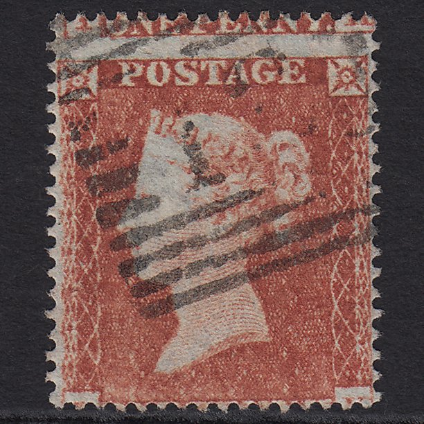 GB QV 1854 1d (Plate 176) SG17-C1(1) JK FU Missing Imprimatur Edinburgh 131