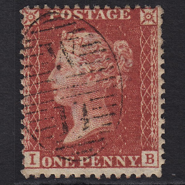 GB QV 1857 1d Rose-red (Plate 36) SG40-C10(1) IB FU London D&S W11