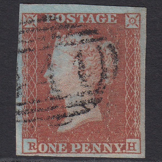 GB QV 1841 1d Red-brown (Plate 89) SG8-B1(1) RH VFU 4M Leamington 444