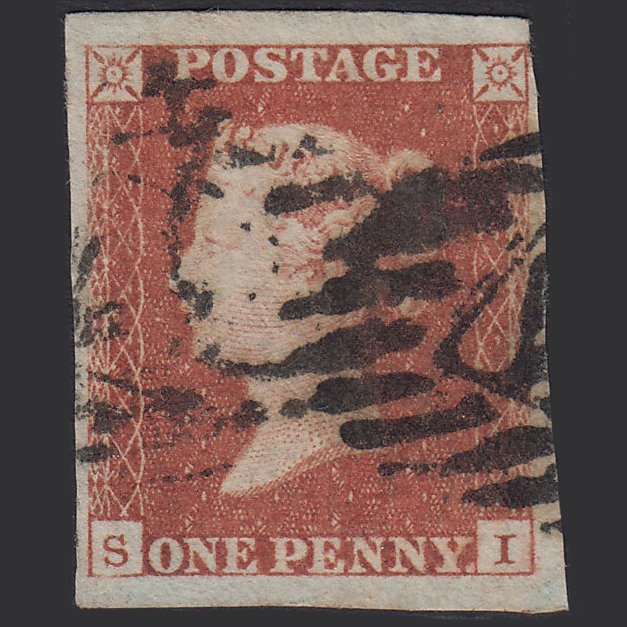 GB QV 1841 1d (Plate 102) SG8-B1(1) SI GU 4 Good to Huge Margins London