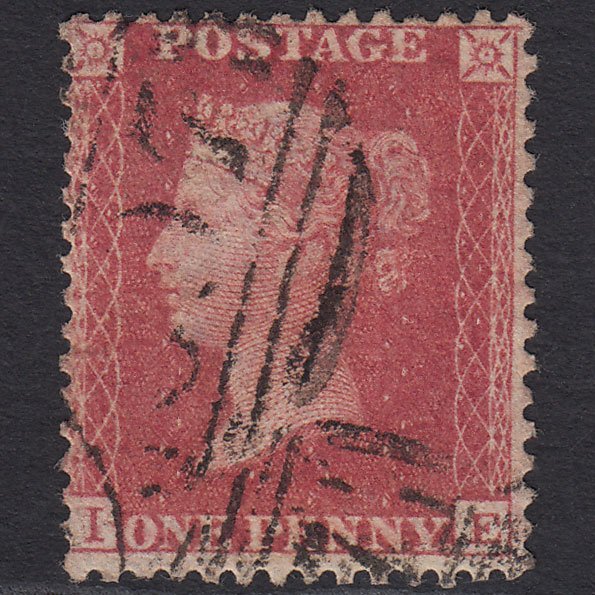 GB QV 1857 1d Rose-red (Plate 59) SG40-C10(1) IE FU
