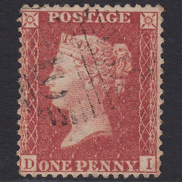 GB QV 1857 1d (Plate 42) SG40-C10(1) DI VFU London D&S WC10 Well Centred