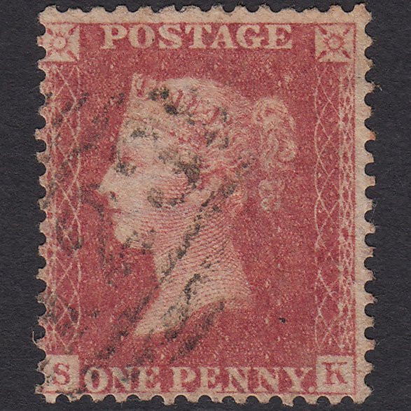 GB QV 1857 1d Rose-red (Plate 49) SG40-C10(1) SK GU