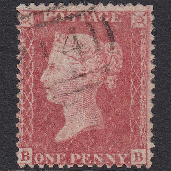 GB QV 1857 1d Pale Rose (Plate 27) SG39-C10(3) BB GU