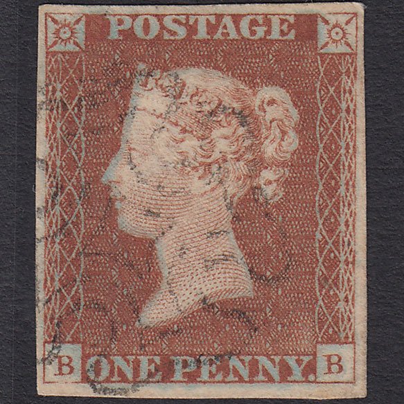 GB QV 1841 1d Red-brown (Plate 28) SG8-B1(1) Ivory Head BB VFU 4M MX
