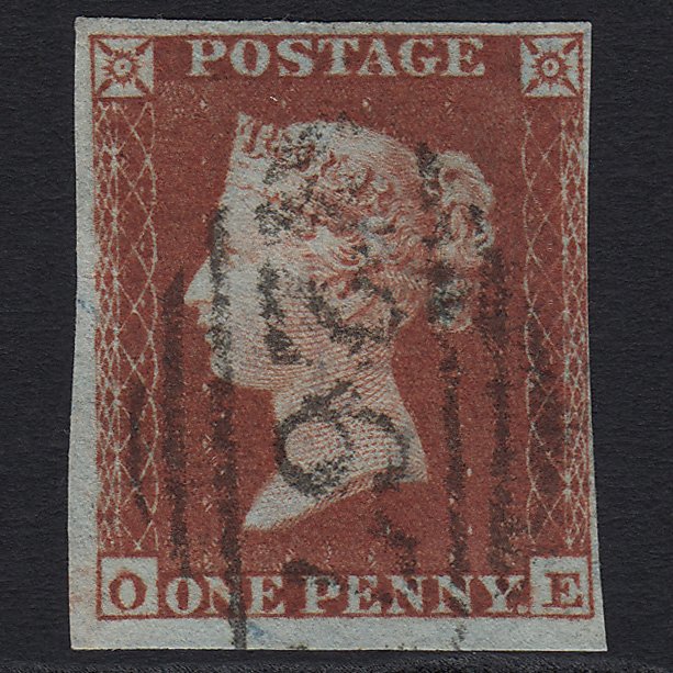GB QV 1841 1d Deep Red-brown (Plate 167) SG10-B2(1) OE FU Durham 267 4M