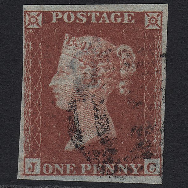 GB QV 1841 1d Red-brown (Plate 157) SG8-B2(1) JC VFU 4M Imperf