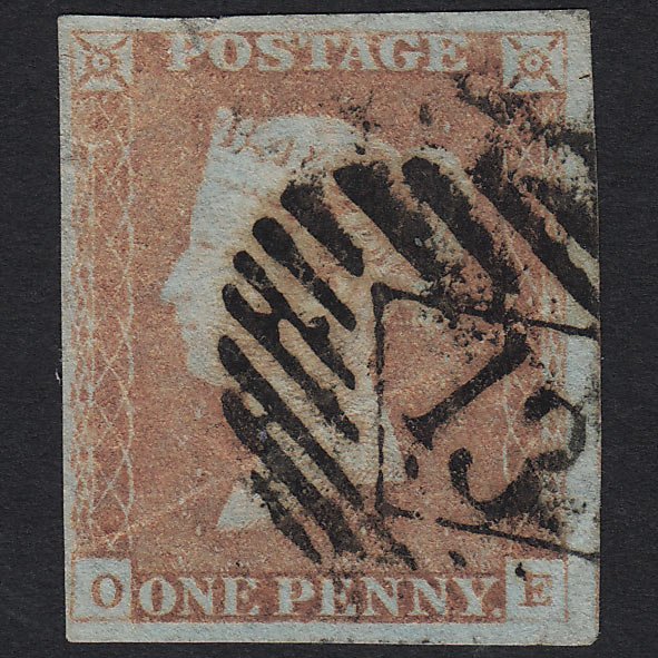 QV 1841 1d Red-brown (Plate 68) SG8-B1(1) OE GU London IS 13 4M Imperf