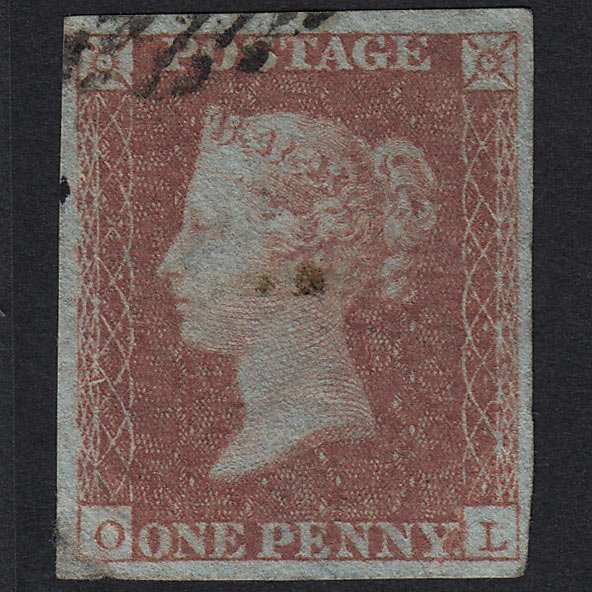 QV 1841 1d Red-brown (Plate 119) SG8-B1(1) OL GU Light Cancel 4M Imperf