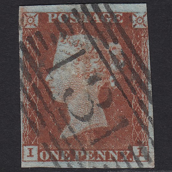 GB QV 1841 1d Red-brown (Plate 46) SG8-B1(1) II GU nr 4M Edinburgh 131