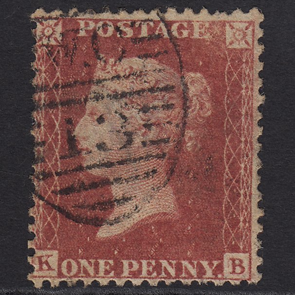 GB QV 1857 1d Rose-red (Plate 56) SG40-C10(1) KB GU London D&S WC13