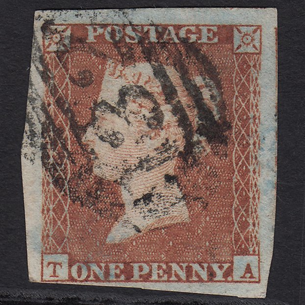GB QV 1841 1d Red-brown (Plate 94) SG8-B1(1) TA FU 4M Imperf Brighton 132