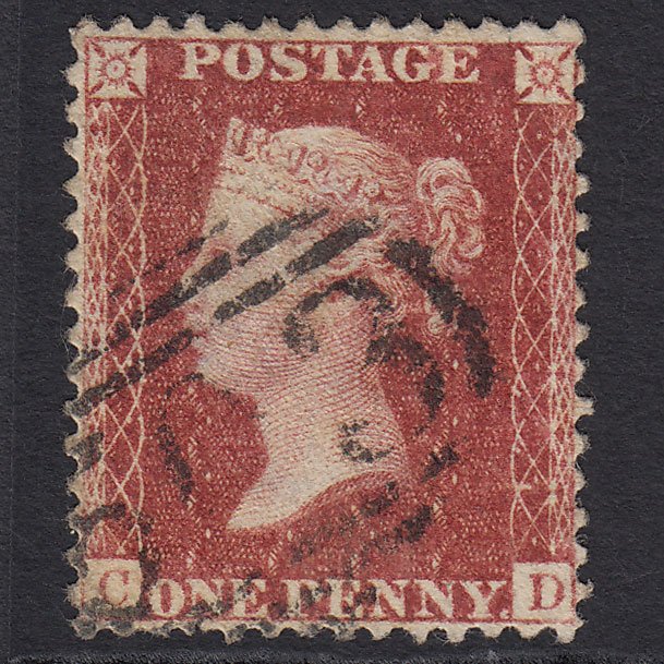 GB QV 1857 1d Rose-red (Plate 56) SG40-C10(1) CD GU