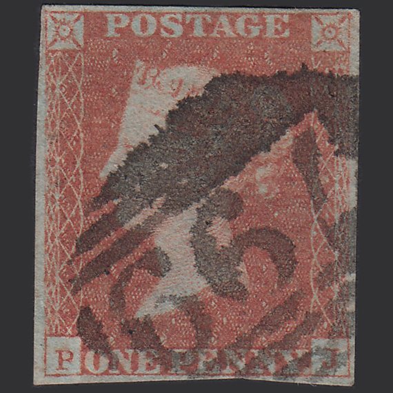 GB QV 1841 1d Red-brown (Plate 119) SG8-B1(1) PH GU Tipton 799