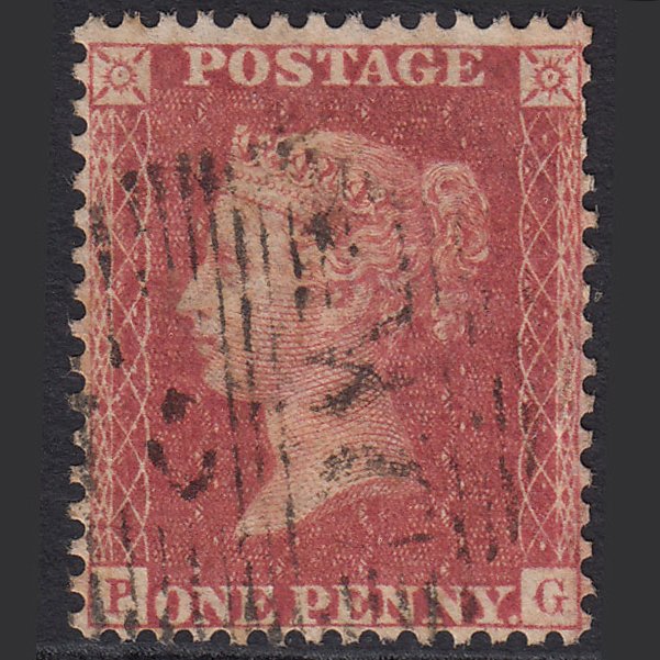 GB QV 1857 1d (Plate 47) SG40-C10(1) PG GU London D&S Cancel Well Centred