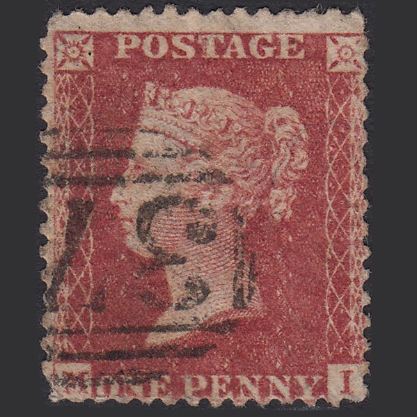 GB QV 1857 1d Rose-red (Plate 46) SG40-C10(1) MI GU