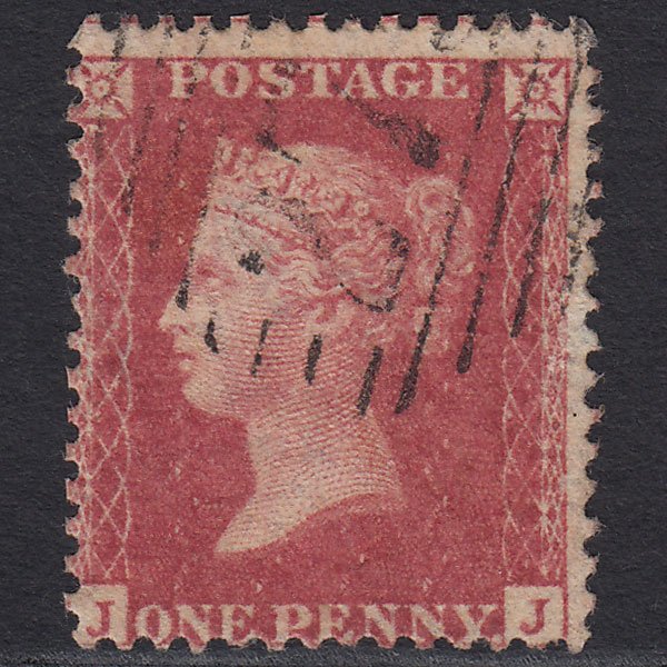 GB QV 1857 1d Rose-red (Plate 48) SG40-C10(1) JJ FU Ireland Misperf