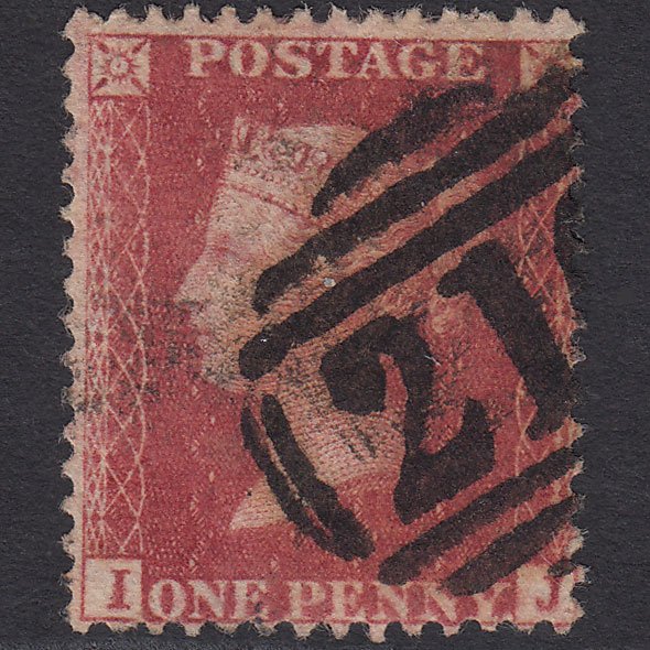 GB QV 1857 1d Rose-red (Plate 49) SG40-C10(1) IJ GU