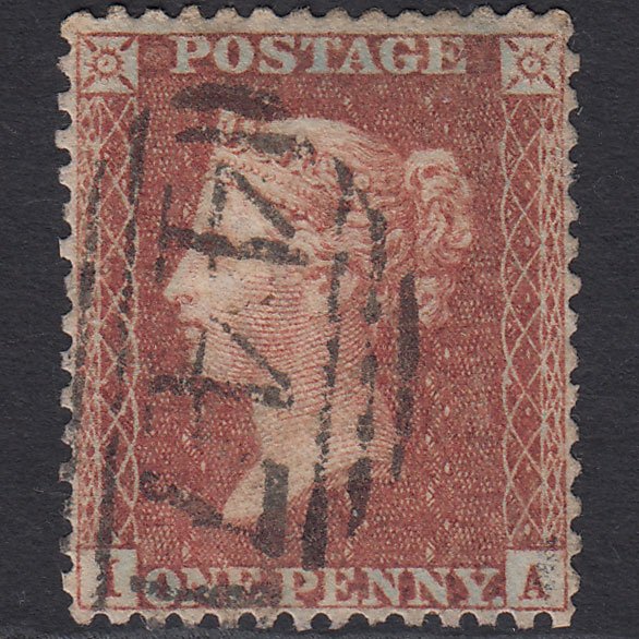 GB QV 1856 1d (Plate 46) SG29-C8(1) IA FU Leeds 447 Very Well Centred