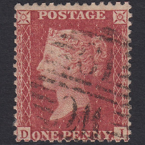 GB QV 1857 1d Rose-red (Plate 63) SG40-C10(1) DI FU London D&S WC19