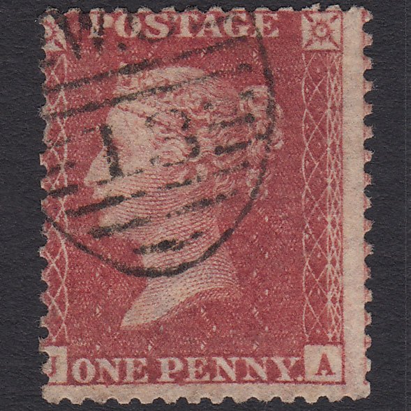 GB QV 1857 1d Rose-red (Plate 47) SG40-C10(1) JA GU London D&S WC13 Misperf