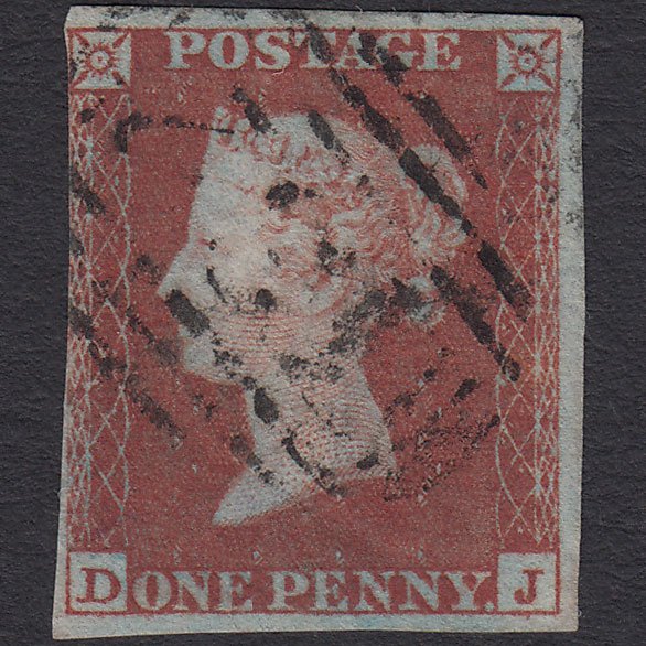 GB QV 1841 1d Red-brown (Plate 136) SG8-B2(1) DJ GU nr 4M Brighton 132