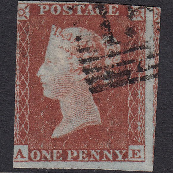 GB QV 1841 1d (Plate 149) SG8-B2(1) AE FU Missing Imprimatur Scotland