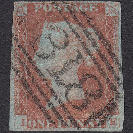 GB QV 1841 1d Red-brown (Plate 69) SG8-B1(1) IE GU nr 4M Tunbridge 818