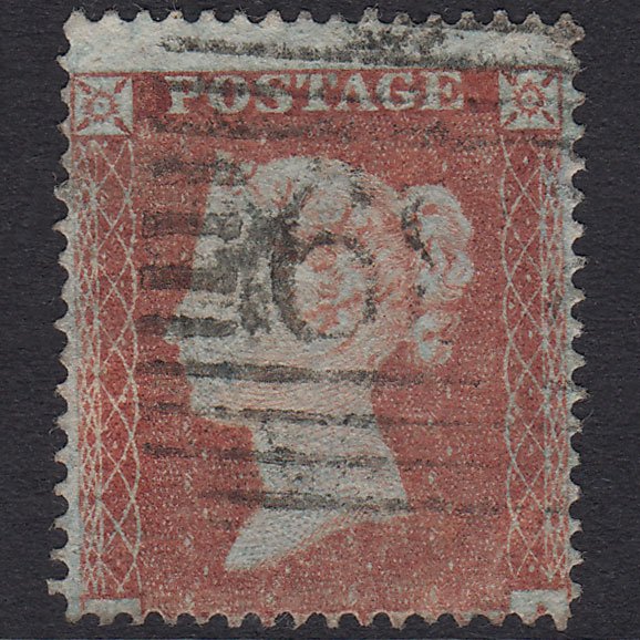 GB QV 1854 1d Red-Brown SG17-C1(1) ?A GU Scotland