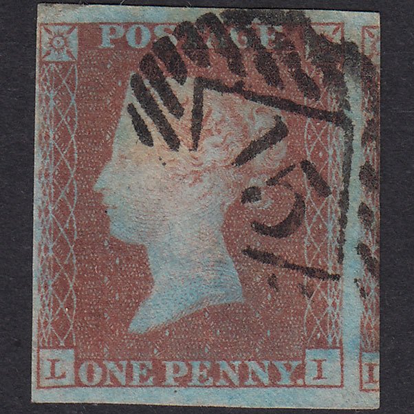 GB QV 1841 1d Pl 88 SG8A-B1(2) LI FU 4 Good To Huge Margins London IS 15
