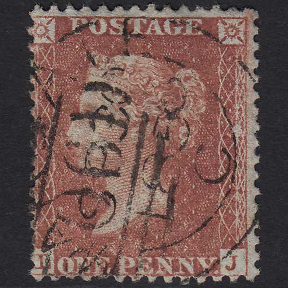GB QV 1856 1d Red-brown (Plate 32) SG29-C8(1) LJ GU Margate Town Cancel