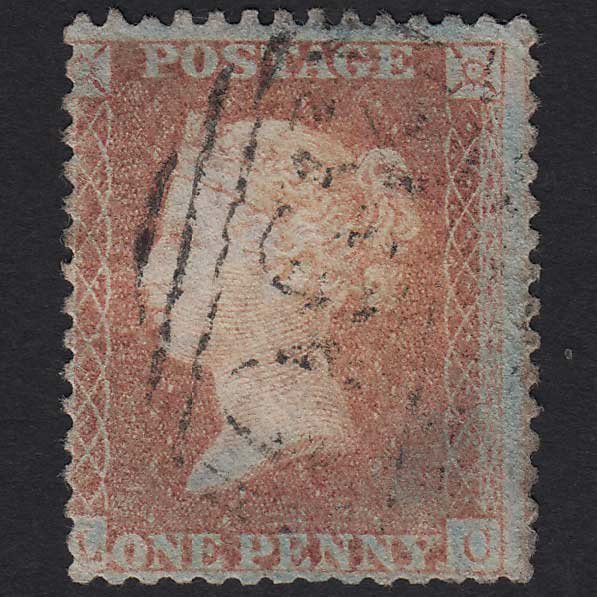 GB QV 1856 1d Red-brown (Plate 45) SG29-C8(1) LC GU
