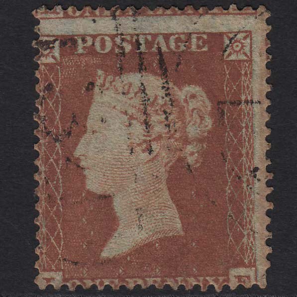 GB QV 1854 1d Red-brown (Plate 195) SG17-C1(1) IE GU Light Cancel