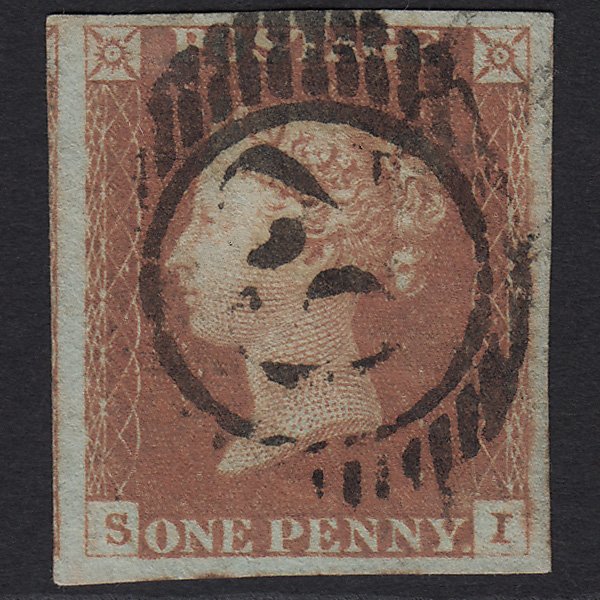 GB QV 1841 1d Red-brown (Plate 81) SG8-B1(1) SI FU in London 4M Imperf