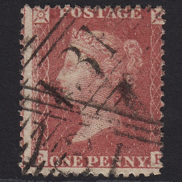 GB QV 1857 1d (Plate 48) SG40-C10(1) EF GU Edinburgh 131 Large Misperf