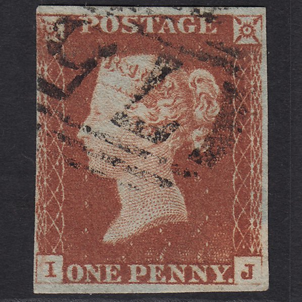 GB QV 1841 1d (Plate 65) SG8-B1(1) IJ FU Missing Imprimatur nr 4 Margins