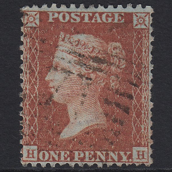GB QV 1855 1d Red-brown (Plate 11) SGC6(1) HH GU Lightscots Cancel