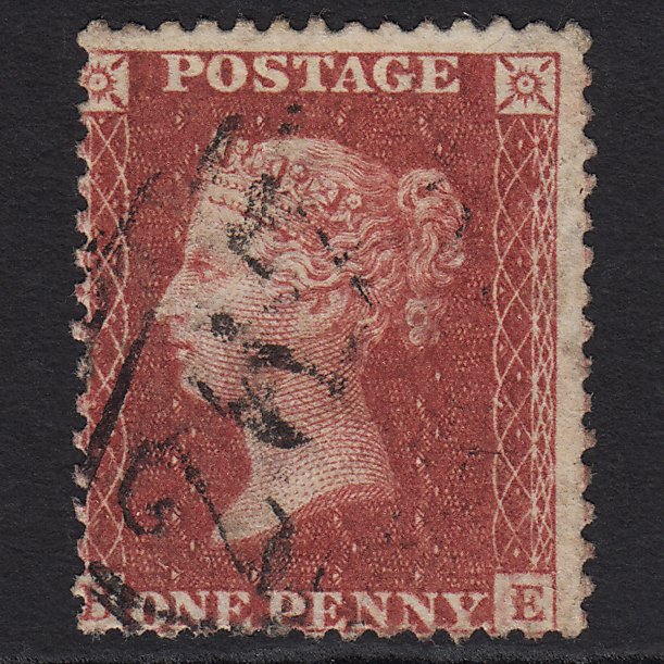 GB QV 1857 1d Rose-red (Plate 47) SG40-C10(1) BE GU Durham 267