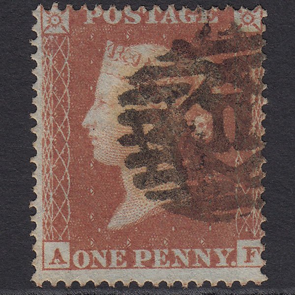 GB QV 1854 1d Red-brown (Plate 180) SG17-C1(1) AF GU Missing Imprimatur