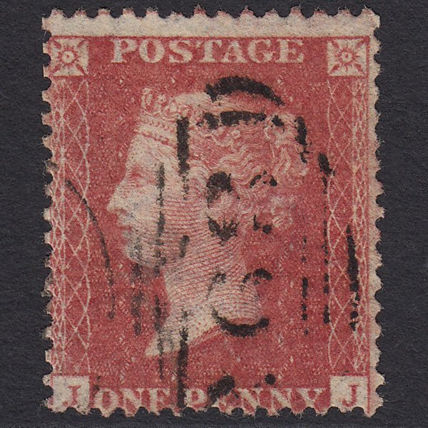 GB QV 1857 1d Rose-red SG40-C10(1) JJ FU Prembroke Dock 368