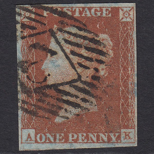 GB QV 1841 1d (Plate 51) SG8-B1(1) AK FU Missing Imprimatur 4M London IS 2
