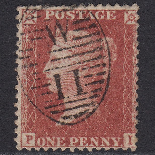 GB QV 1857 1d Rose-red (Plate 47) SG40-C10(1) PI GU London D&S W11