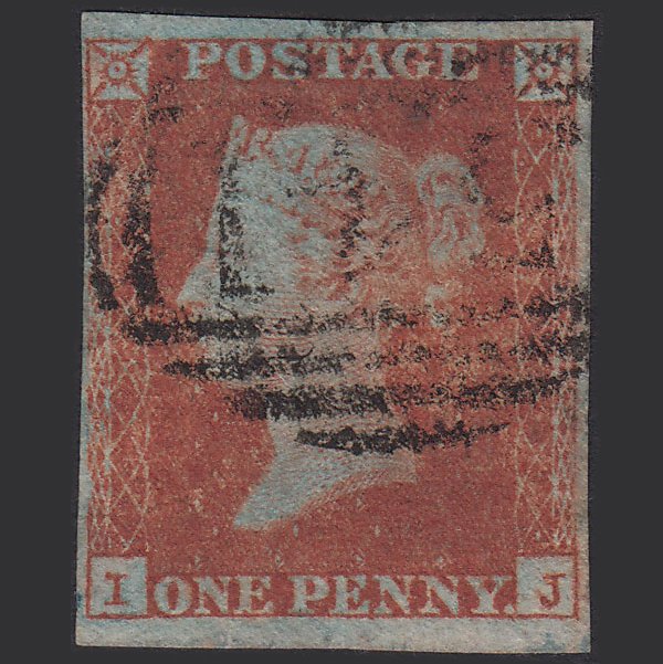 GB QV 1841 1d Red-brown (Plate 111) SG8-B1(1) IJ GU Newark 541