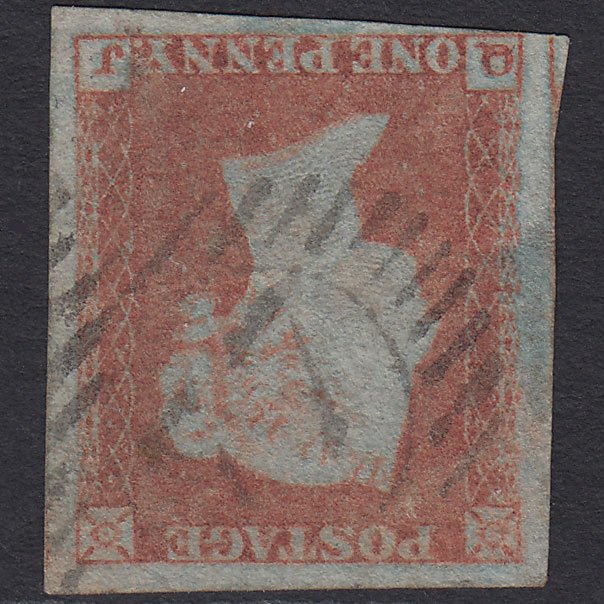 GB QV 1841 1d Red-brown (Plate 139) SG8-B2(1) Wmk Inv QJ GU London D&S 77