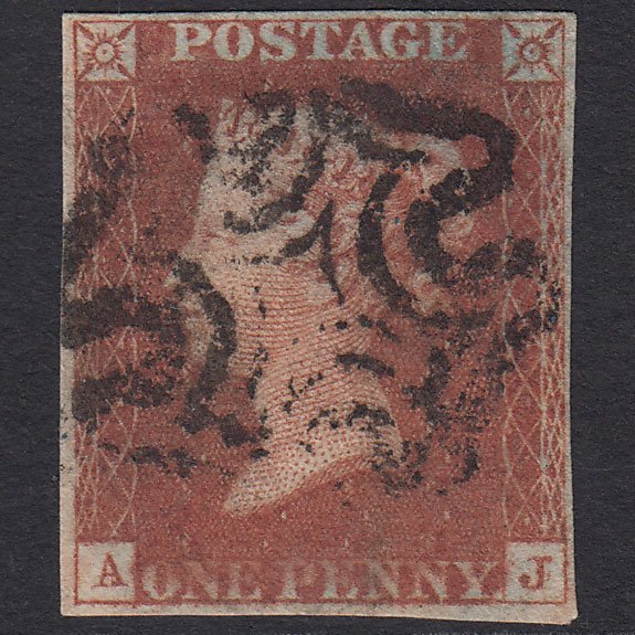 GB QV 1841 1d (Plate 20) SG8-B1(1) Const Var AJ FU Miss Imprimatur 4M MX