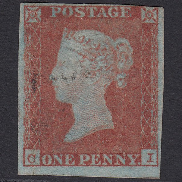 GB QV 1841 1d Red-brown (Plate 104) SG8-B1(1) CI GU nr 4M Light Cancel