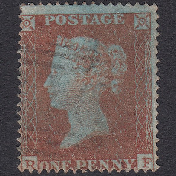 GB QV 1854 1d Red-brown (Plate 175) SG17-C1(1) RF FU Light Cancel